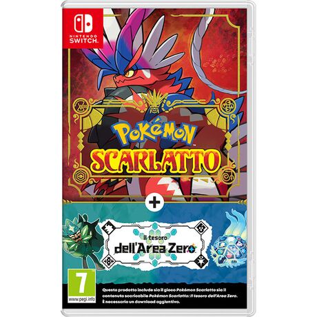 Pokemon Scarlatto + Pack Espansione Il Tesoro dell'Area Zero