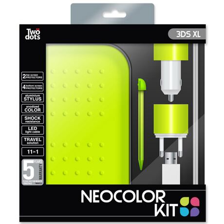 TWO DOTS Kit Color Green 3DS XL