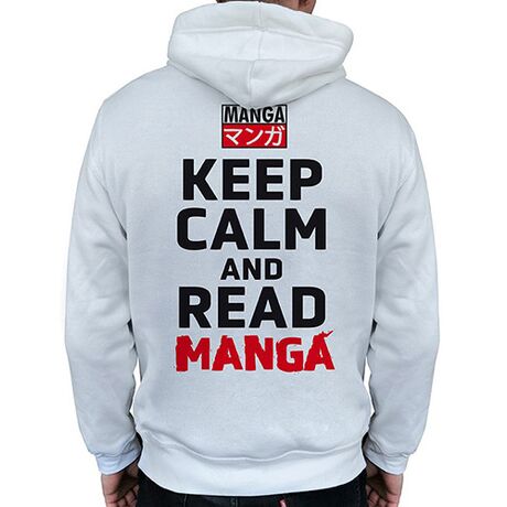 Hoodie Keep Calm Read Manga L TGGSWE003-L