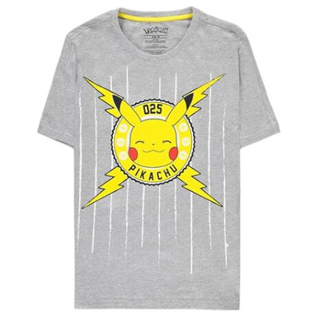 T-Shirt Pokemon Fun Pika Grigia L TS203161POK-L