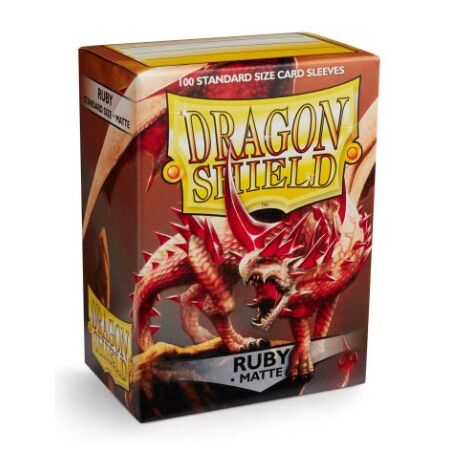 DRAGON SHIELD Bustine Standard Matte Ruby 100pz