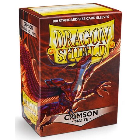 DRAGON SHIELD Bustine Standard Matte Crimson 100pz
