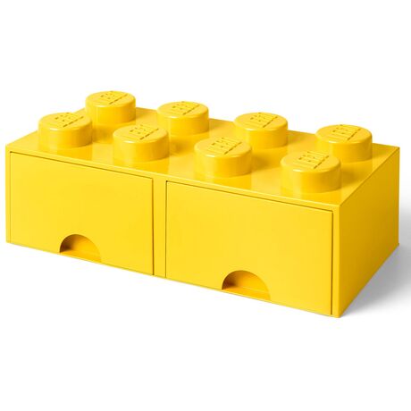 Contenitore LEGO Brick 8 Cassetto Giallo RCL BD8 YL