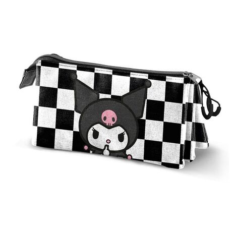 Kuromi Hello Kitty triple pencil case 8445118087147