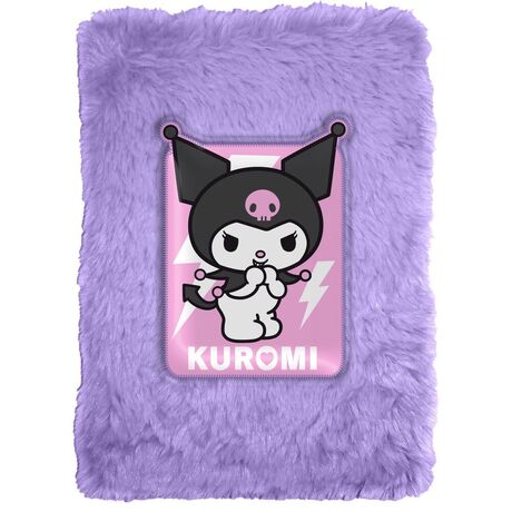 KIDS LICENSING Hello Kitty Kuromi plush notebook