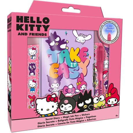 KIDS LICENSING Hello Kitty and Friends Diary + magic pen