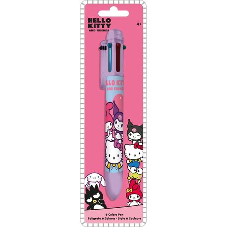 KIDS LICENSING Hello Kitty and Friends Pen 6 colours
