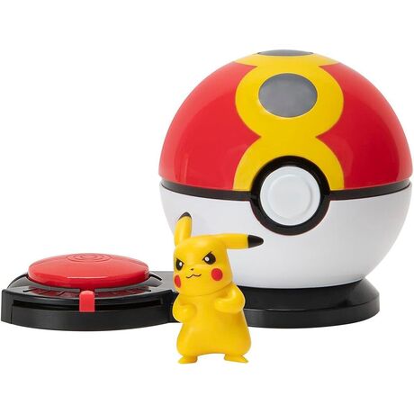JAZWARES Pokemon Pikachu vs Bulbasaur attack game
