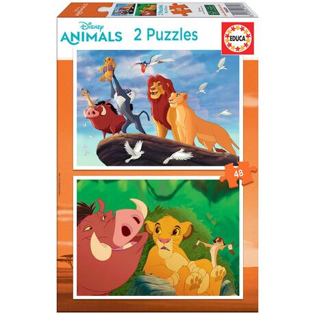 EDUCA Puzzle - Disney The Lion King 2x48pcs
