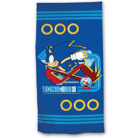 Sonic The Hedgehog microfibre beach towel 8436580115803
