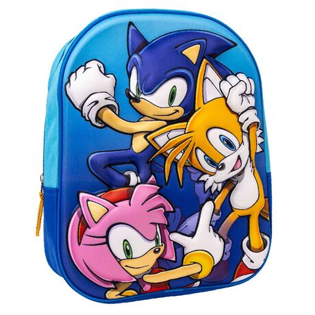 Sonic The Hedgehog 3D backpack 31cm 8445484299922