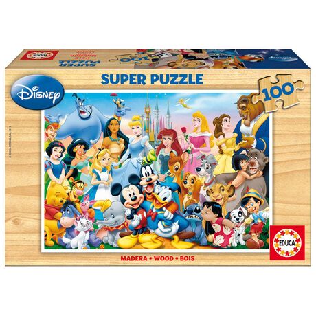 EDUCA Puzzle - Disney The Wonderful World of Disney 100pcs