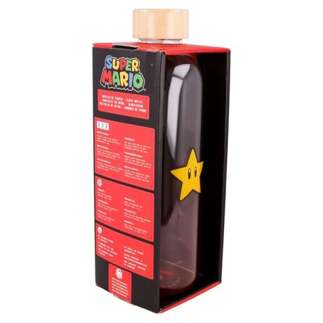 STOR Nintendo Super Mario Bros glass bottle 1030ml