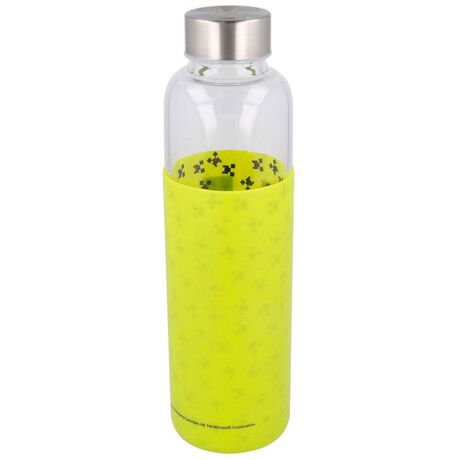 STOR Minecraft silicone cover glass bottle 585ml