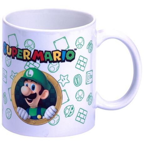 Nintendo Super Mario Bros Luigi Mug + Money box set 8029085817251