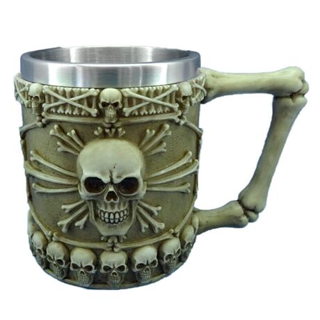 PUCKATOR Skull and Bone Game jug