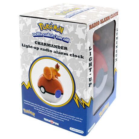Pokemon Charmander Sleeping with Poke Ball Table Watch