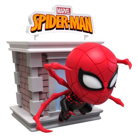 YUME TOYS Marvel Spiderman Tower Hero Box assorted surprise figure
