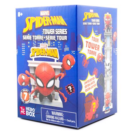 YUME TOYS Marvel Spiderman Tower Hero Box assorted surprise figure