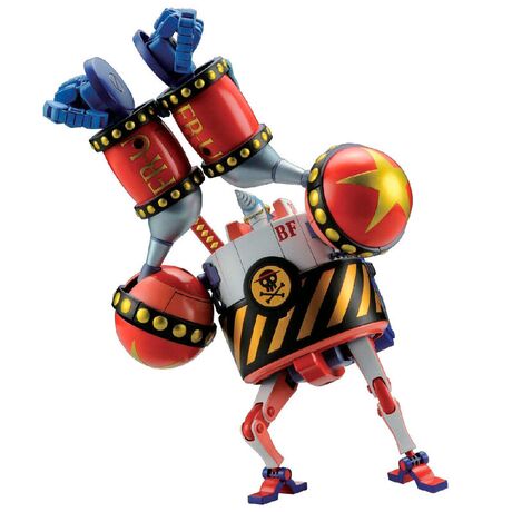 One Piece Best Mega Collection General Franky Model Kit figure 10cm 4573102667410