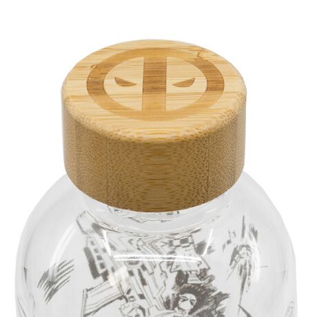 STOR Marvel Deadpool glass bottle 1030ml