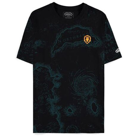 DIFUZED World Of Warcraft Azeroth Map t-shirt