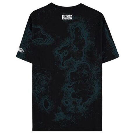 DIFUZED World Of Warcraft Azeroth Map t-shirt