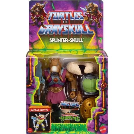 Masters of the Universe Turtles of Grayskull Splinter-Skull figure 14cm 194735205615