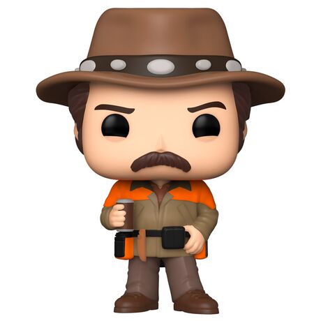 FUNKO POP figure Parks and Rec Hunter Ron 5 + 1 Chase