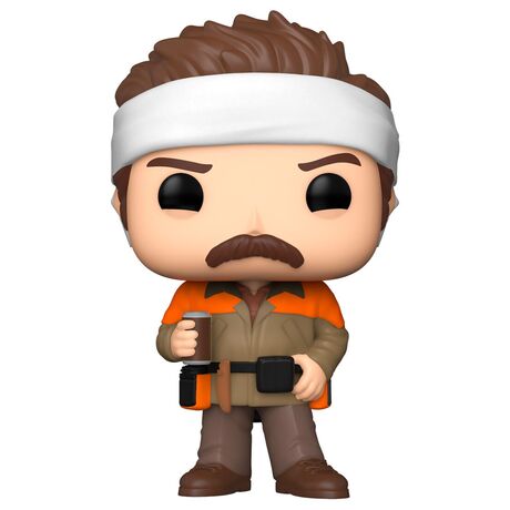 FUNKO POP figure Parks and Rec Hunter Ron 5 + 1 Chase