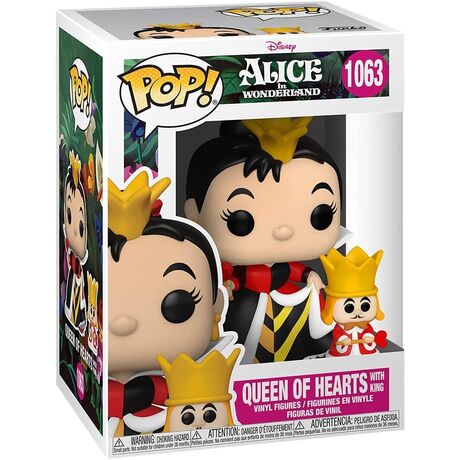 FUNKO POP Alice in Wonderland 70th Queen Hearts w/King 1063 55740