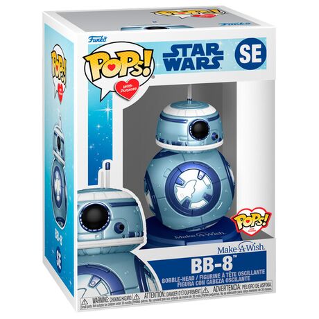 FUNKO POPS Make a Wish Star Wars BB-8 Metallic Bobble 63672