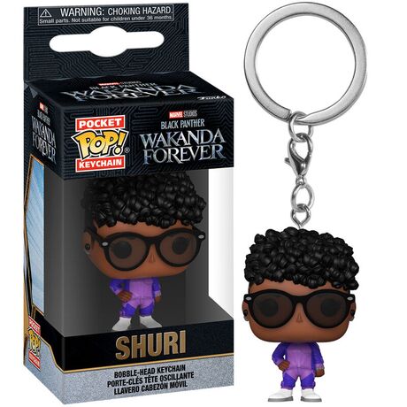 Funko Keychain! Black Panther Wakanda Forever Shuri Bobble