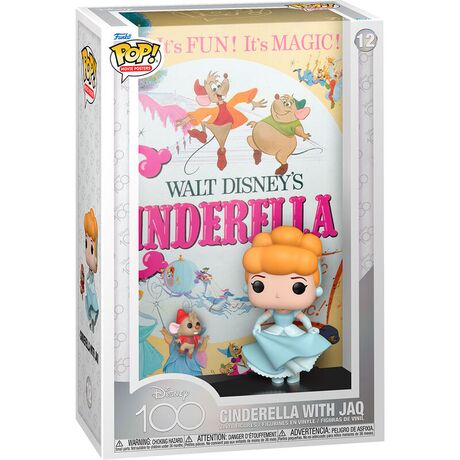 FUNKO POPS Disney 100th Cinderella w/Jaq 12 67498