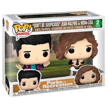 Blister 2 figures POP Parks and Recreation Dont Be Suspicious Jean-Ralphio & Mona-Lisa 889698801744