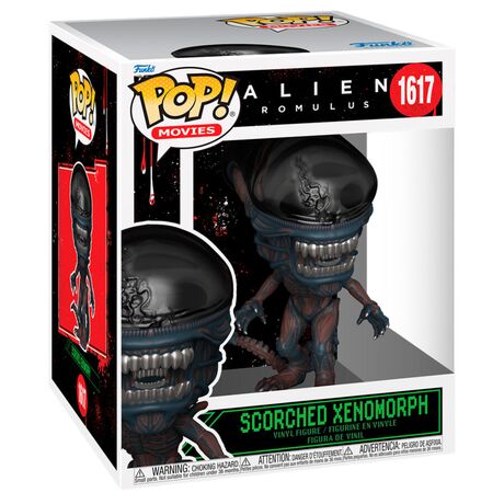 POP figure Super Alien Romulus Scorched Xenomorph 889698826594