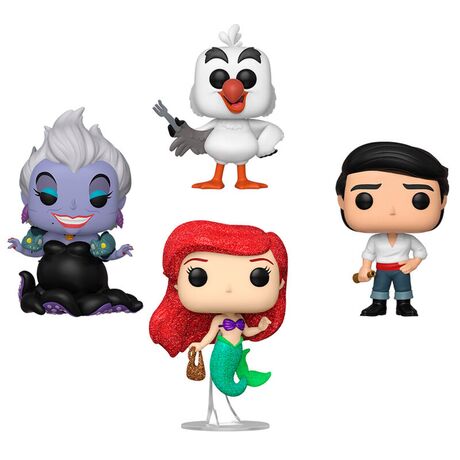 POP pack 4 figures Disney Little Mermaid Exclusive