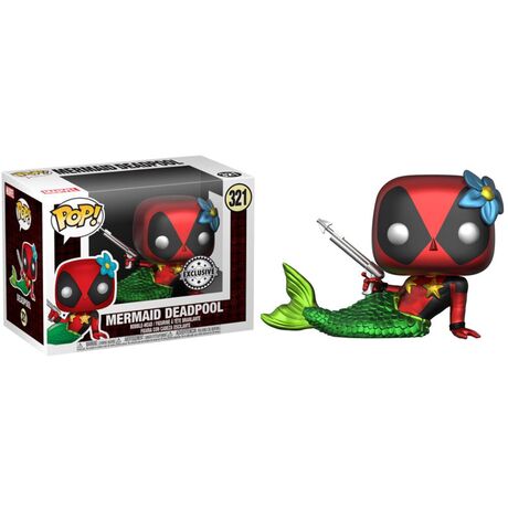 Funko Pop! Set figure POP & Tee Marvel Deadpool Mermaid Exclusive (Medium)