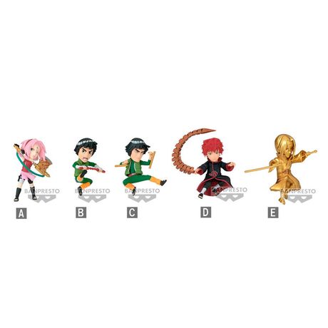 BANPRESTO Naruto Shippuden Narutop99 vol.4 world collectable figure 7cm