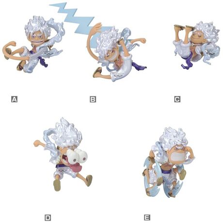 BANPRESTO One Piece Monkey D Luffy Gear 5 World Collectable figure 7cm