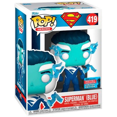 Funko Pop! DC Comics Superman Blue Exclusive 419