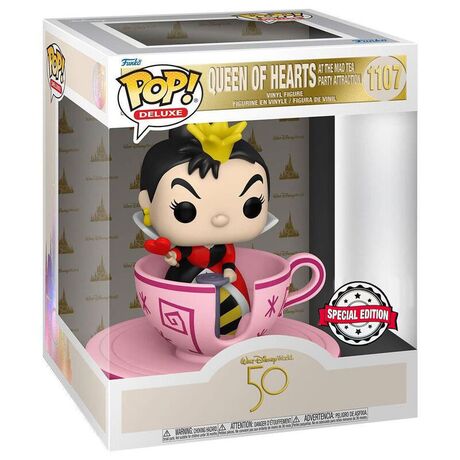 Funko Pop! Walt Disney World 50th Queen of Hearts at mad tea party Exclusive 1107