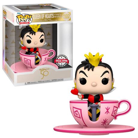 Funko Pop! Walt Disney World 50th Queen of Hearts at mad tea party Exclusive 1107