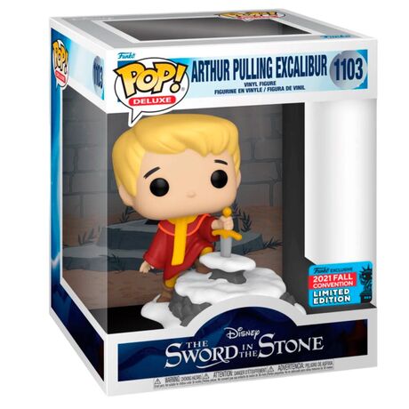Funko Pop! Deluxe Disney The Sword in the Stone Arthur Pulling Excalibur Exclusive 1103