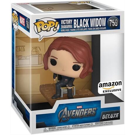 Funko Pop! Deluxe Marvel Los Vengadores Avengers Black Widow Exclusive 759