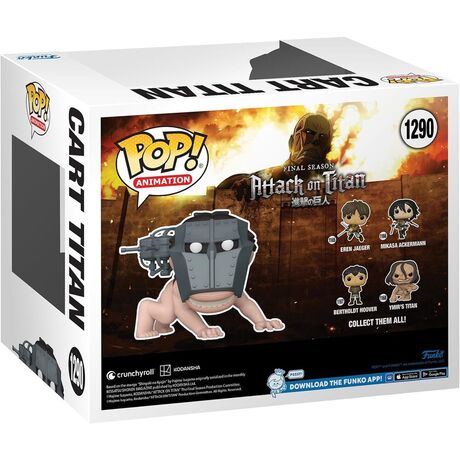 Funko Pop! Super Attack On Titan Cart Titan Exclusive 1290