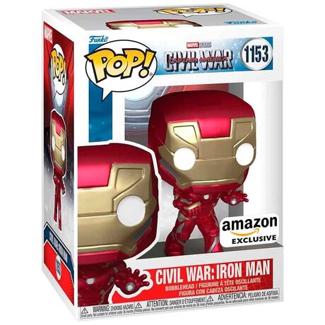 POP figure Marvel Civil War Captain America - Civil War Iron Man Exclusive 889698700986