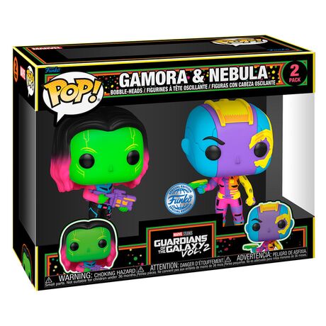 Funko Pop! Pack 2 figures Marvel Guardians of the Galaxy Gamora & Nebula Exclusive