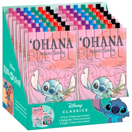 KIDS LICENSING Disney Stitch blister 6 pens
