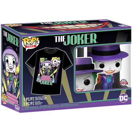 Set figure POP & Tee DC Comics Batman The Joker (S)